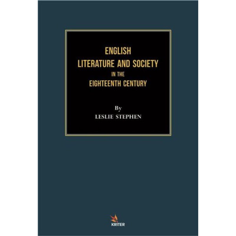 English Literature And Society İn The Eighteenth Century