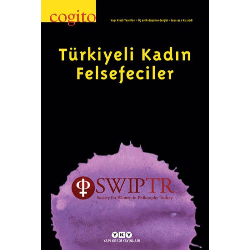 Cogito Sayı 92 - Türkiyeli Kadın Felsefeciler