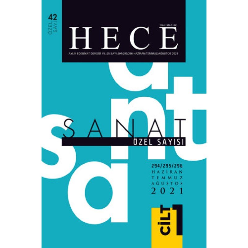 Hece Aylık Edebiyat Dergisi Sanat Özel Sayı: 42