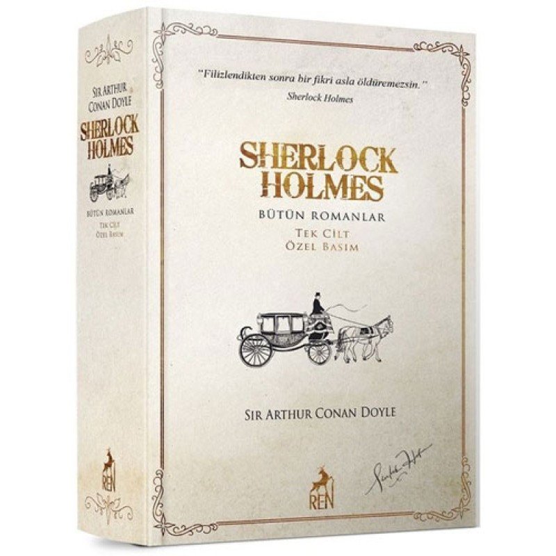 Sherlock Holmes Bütün Romanlar (Tek Cilt Özel Basım) (Ciltli)