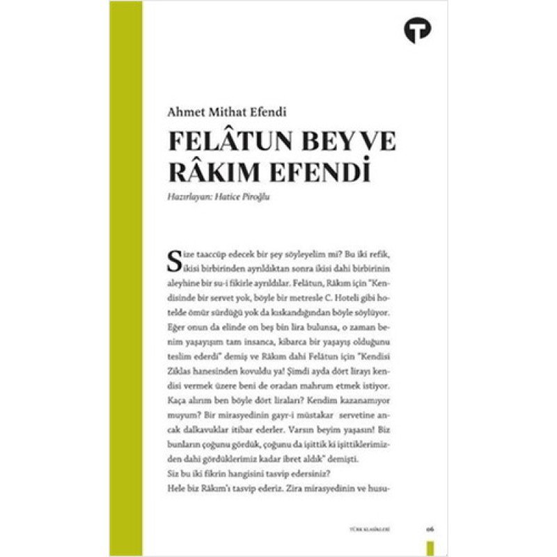 Felatun Bey Ve Rakım Efendi