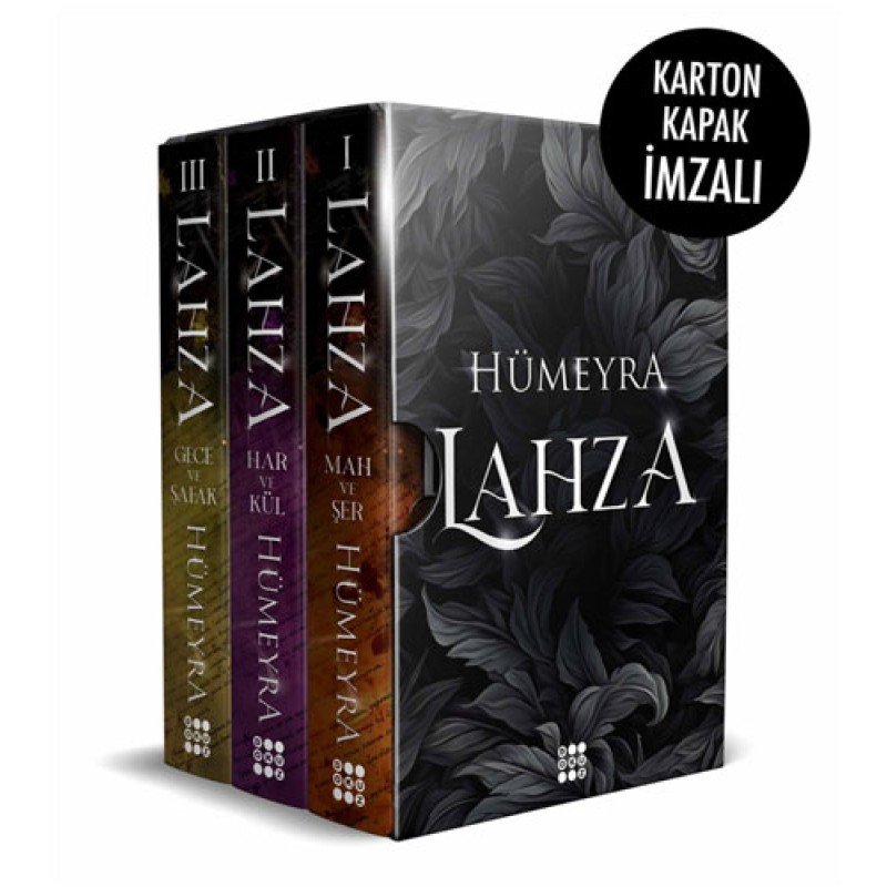 Lahza Serisi - 3 Kitap Takım (İmzalı - Kutulu)