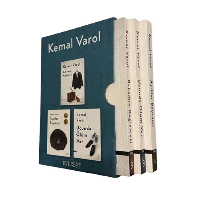 Kemal Varol Kutulu Set - 3 Kitap Takım