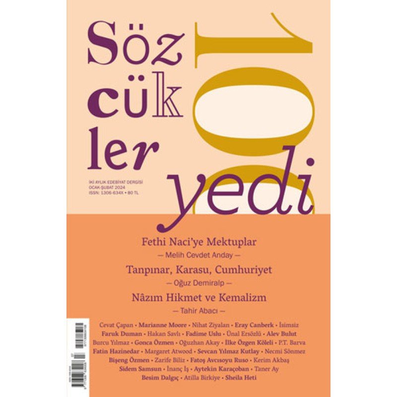 Sözcükler Dergisi Sayı - 107 Ocak-Şubat 2024