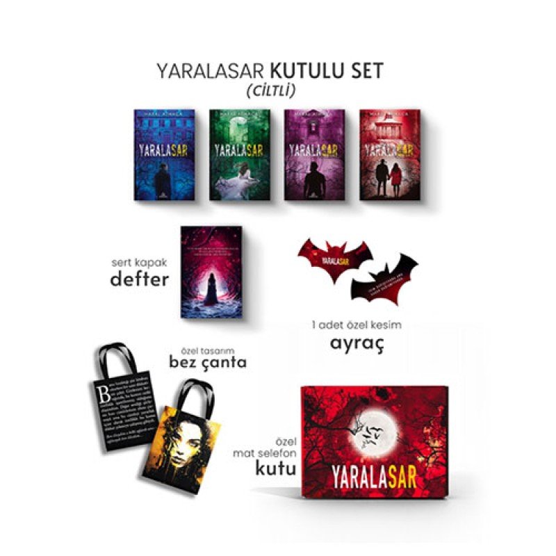 Yaralasar Kutulu Set - 4 Kitap Takım (Ciltli)