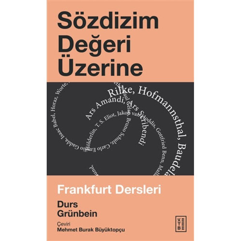 Sözdizim Değeri Üzerine - Frankfurt Dersleri