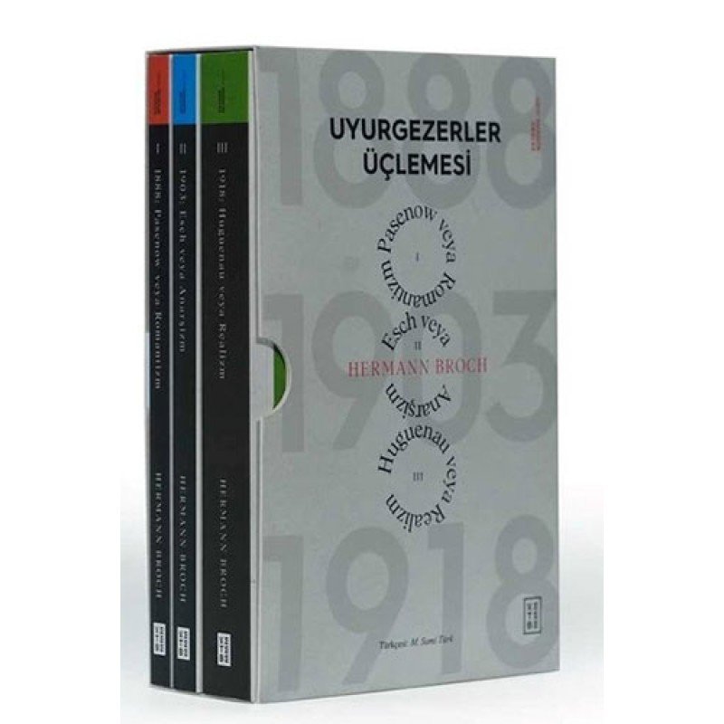 Uyurgezerler Üçlemesi Seti - (3 Kitap Takım - Kutulu)