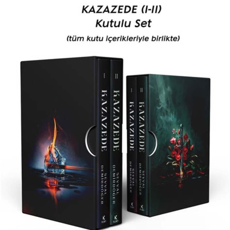 Kazazede 1-2 (Ciltli - Kutulu Set)
