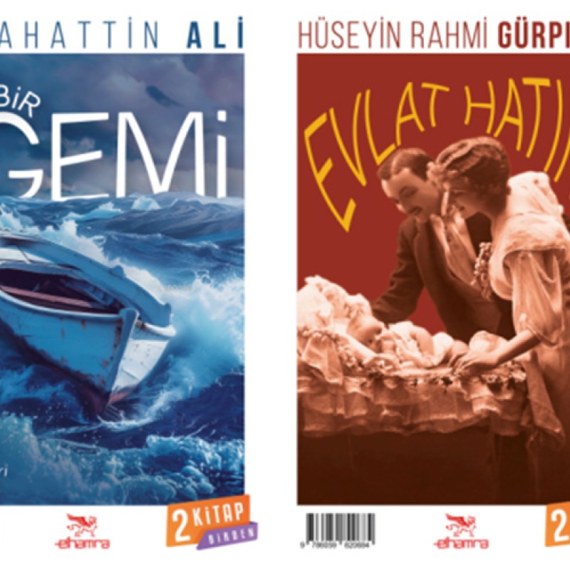 Beyaz Bir Gemi - Evlat Hatırı 2 Kitap Birden